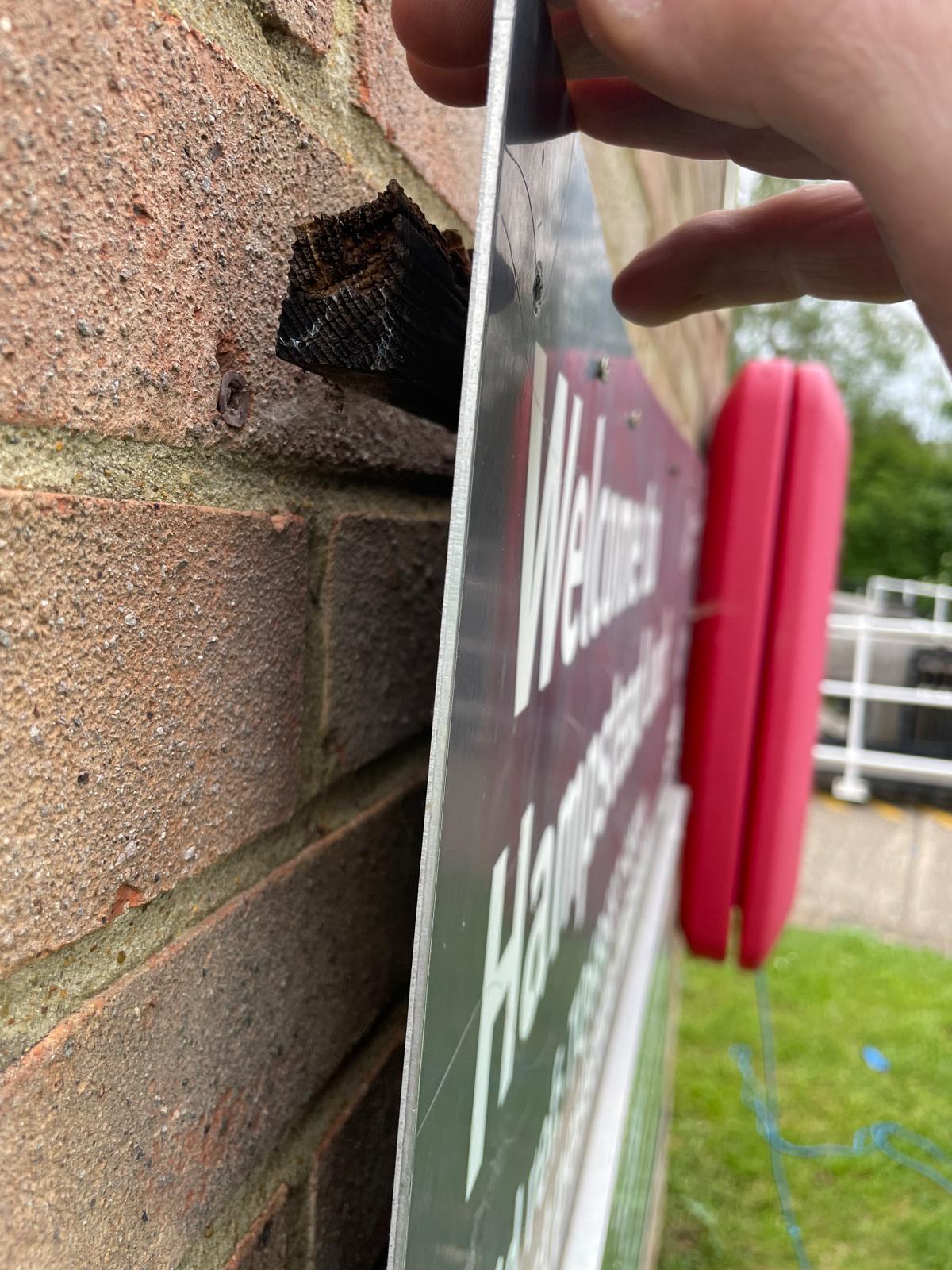 3 Signage Repair Hampstead