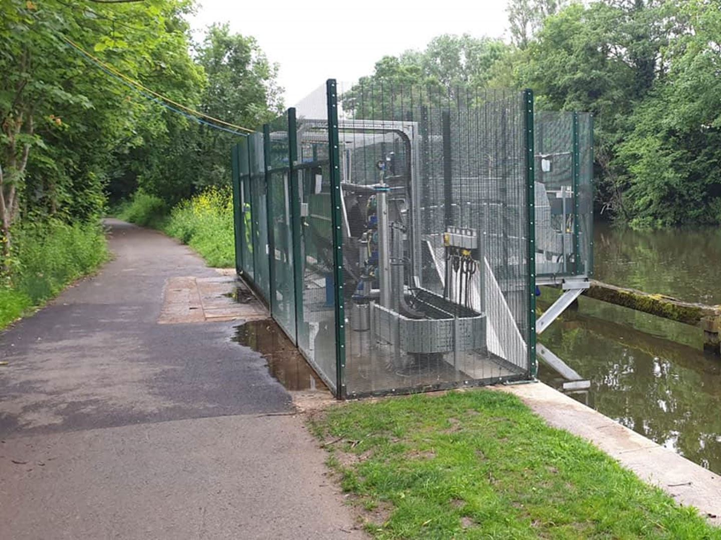 041 The Completed Installation Also Looking Upstream